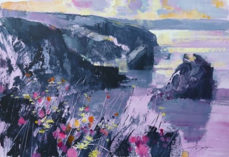 'Cliff Edge and Bouquet' by artist Chris Forsey